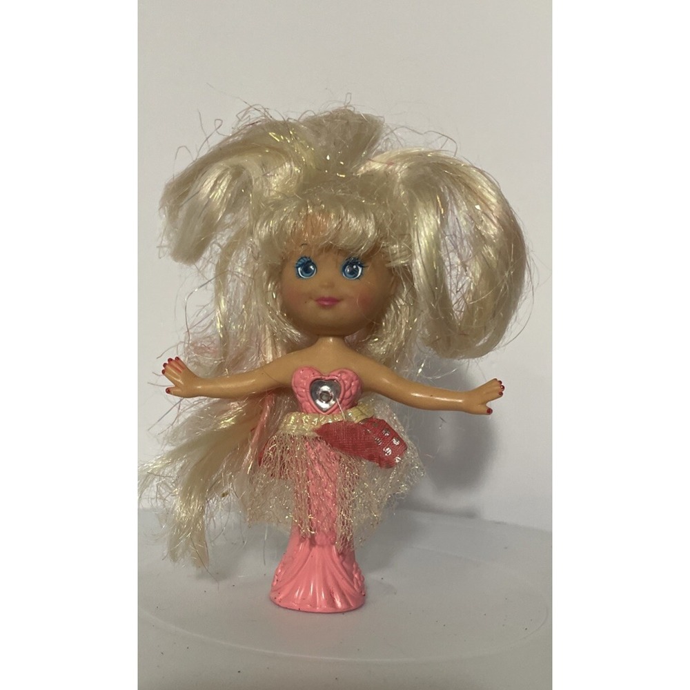 Vtg 1991 1993 91 Hasbro Secret Beauties Red Roses Nail Polish Doll‎ Pink Sparkle